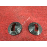 COPPIA ROSONI CORNICI GHIERE MANIGLIA INTERNA FIAT 500 L - 124 - 125 - 126 - 127