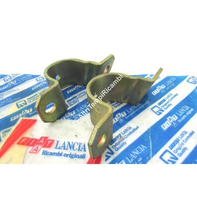 COPPIA STAFFA SUPPORTO BARRA STABILIZZATRICE FIAT 124 4134194 SX-0