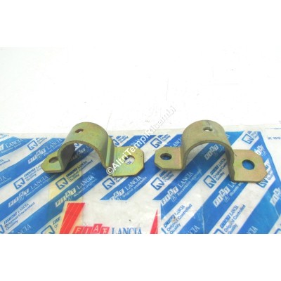 COPPIA STAFFA SUPPORTO BARRA STABILIZZATRICE FIAT 124 4134194 SX-3