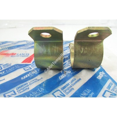 COPPIA STAFFA SUPPORTO BARRA STABILIZZATRICE FIAT 124 4134194 SX-1