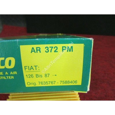 FILTRO ARIA FIAT 126 BIS 700 DAL 1987 AR 372 PM AIR FILTER LUFTFILTER FILTRO -2