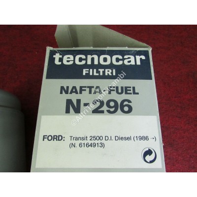 FILTRO GASOLIO NAFTA FORD TRANSIT 2500 D.I. DIESEL 1986 N 296-3