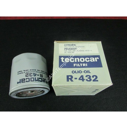 FILTRO OLIO CITROEN VISA 1124 - PEUGEOT 104 - 304 - 305 BENZINA (79>)