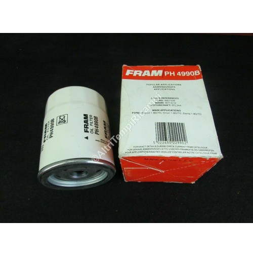 FILTRO OLIO FORD ESCORT - ORION - SIERRA 1.8 D - TD PH 4990 B OIL FILTER ÖLFILTE