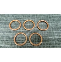 KIT 5 PEZZI GUARNIZIONE IN RAME TAPPO OLIO PER RENAULT R4 - R5 - R6 - R8 - R9...