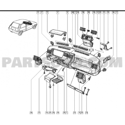 KIT FERMI RENAULT SUPER 5 7705098018-5