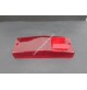 LENTE FANALE POSTERIORE DX FIAT 124 BERLINA '71 5005 REAR TAIL LIGHT LENS RIGHT