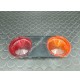 LENTE FANALE POSTERIORE FIAT 615 - 615 N 25.8525 KOMBI REAR LIGHT LENS LEUCHTKAP