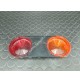 LENTE FANALE POSTERIORE FIAT 615 - 615 N 25.8525 KOMBI REAR LIGHT LENS LEUCHTKAP