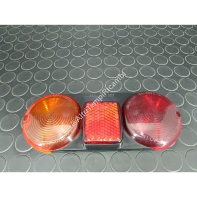 LENTE FANALE POSTERIORE FIAT 615 - 615 N 25.8525 KOMBI REAR LIGHT LENS LEUCHTKAP-1