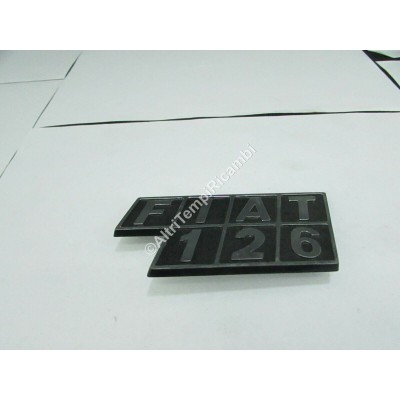 LOGO STEMMA EMBLEMA FIAT 126-0