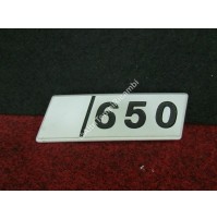 LOGO STEMMA EMBLEMA FREGIO 650 FIAT 126 PERSONAL 650CC