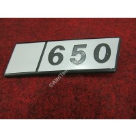 LOGO STEMMA EMBLEMA FREGIO 650 FIAT 126 PERSONAL 650CC