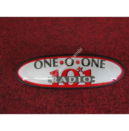 LOGO STEMMA EMBLEMA FREGIO ONE O ONE RADIO 101 RENAULT KANGOO - MASTER - CLIO