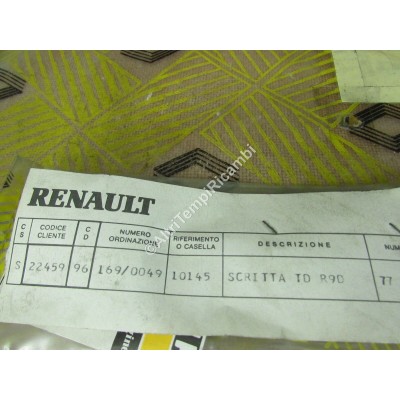 LOGO STEMMA EMBLEMA RENAULT 9 TD RENAULT R9 7700750177-1