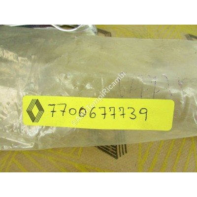 MANIGLIA PORTA ESTERNA CROMATA RENAULT R7 TL 7700677739-3