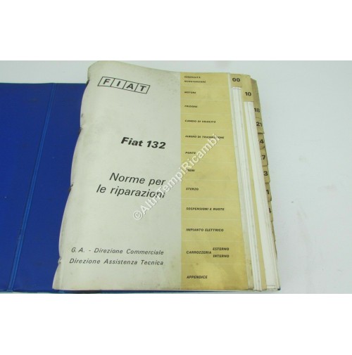 MANUALE NORME PER LE RIPARAZIONI FIAT 132