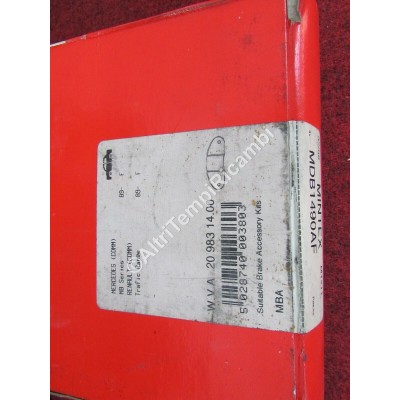 PASTIGLIE FRENO ANTERIORE MERCEDES MB 130 - 131 - RENAULT 20706 17 00-5
