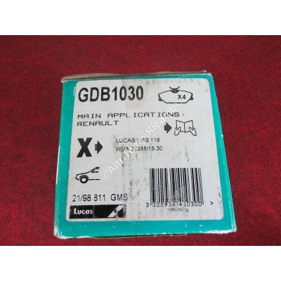 PASTIGLIE FRENO ANTERIORE RENAULT LAGUNA - SAFRANE 720479-4