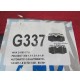 PASTIGLIE FRENO ANTERIORI PEUGEOT 309 WVA 21080 FRONT BRAKE PADS BREMSBELÄGE 