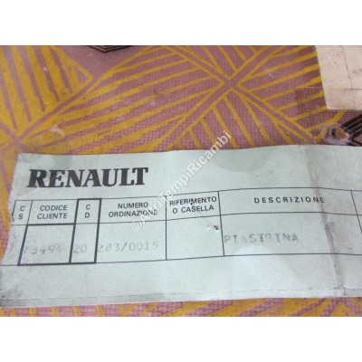 PIASTRINA RENAULT 7701003655-4