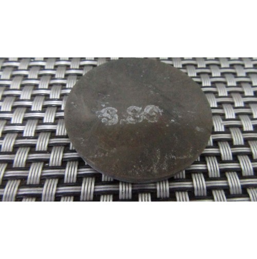 PIATTELLO SPESSORE REGISTRO PUNTERIE VALVOLE DIAMETRO 40 SP 3,30 PER FIAT - A...