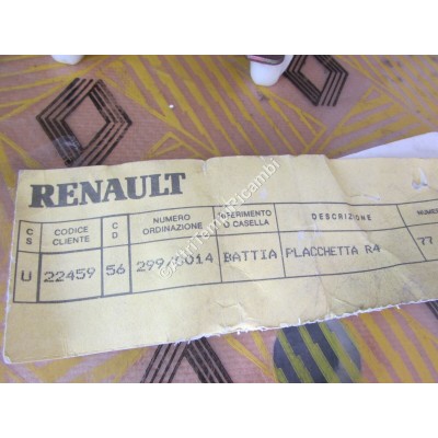 PLACCHETTA RENAULT R4 7700519752-3