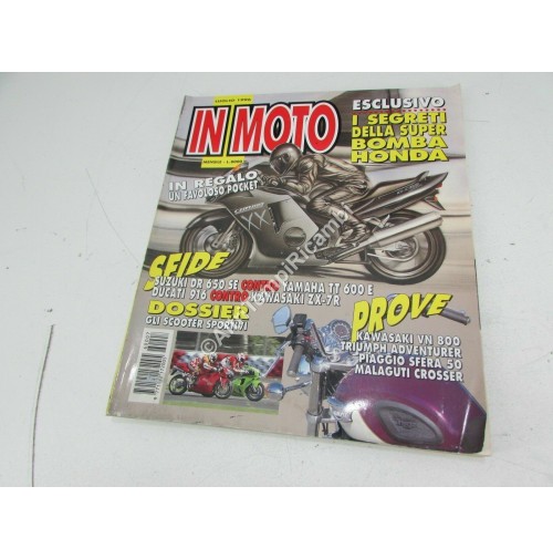 RIVISTA IN MOTO I SEGRETI DELLA SUPER BOMBA HONDA MALAGUTI CROSSER - KAWASAKI