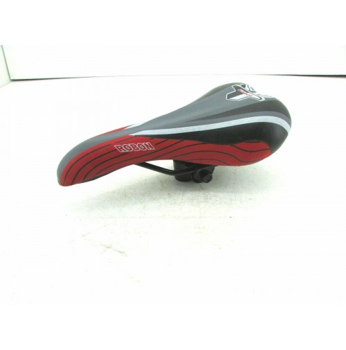 SELLA DI COLORE NERA E ROSSA MOUNTAIN BIKE 24/26