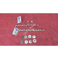 SERIE FREGI E LOGHI LATERALI PININFARINA PER LANCIA FLAMINIA COUPE' DEL '62 2.5