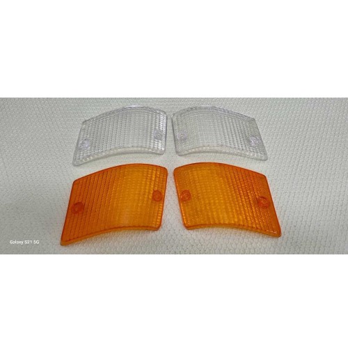 SERIE LENTI FANALINI ANTERIORI FIAT 127 D 1° SERIE - 147 RUSTICA