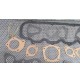 STOCK 5 PZ SERIE GUARNIZIONI SMERIGLIATURA PER FIAT 127 SPORT 1050 - RITMO 60...