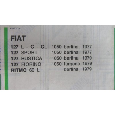 STOCK 5 PZ SERIE GUARNIZIONI SMERIGLIATURA PER FIAT 127 SPORT 1050 - RITMO 60...-0