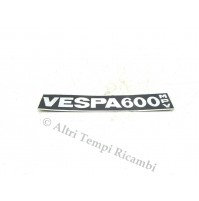 TARGHETTA VESPA  600 MPV 152408