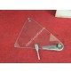 VETRO TRIANGOLO ANTERIORE SX CM 22,5 X 26 FIAT 127 1 SERIE FINO AL 1972